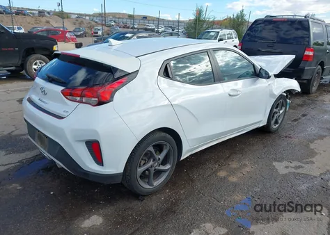 2020 Hyundai Veloster 2.0 from USA, damaged, VIN KMHTG6AF9LU030721